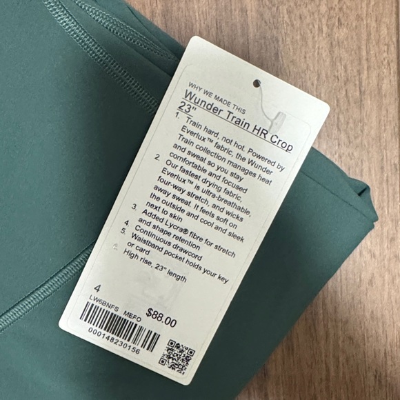 Lululemon Wunder Train HR Crop 23” - Picture 3 of 3